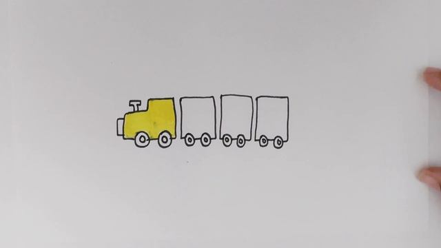 How To Draw Metro Train | CompuArt | 4K | Как нарисовать милый поезд| Comment dessiner un train смотреть онлайн