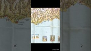 Карта  Черноморского побережья Кавказ