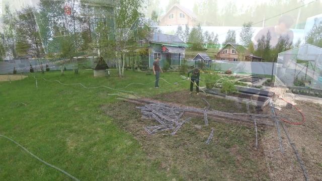 Дачный влог. Наводим порядок на участке! смотреть онлайн