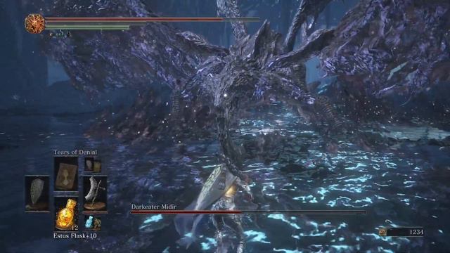 Darkeater Midir Dark Souls 3 Boss Fight NG+ смотреть онлайн