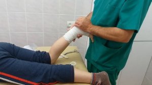 Накладывание полимерного гипса