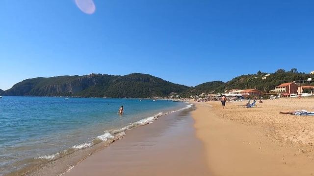 Agios Georgios beach walk | Corfu | 2021 смотреть онлайн