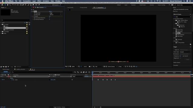 Wobbly Text Animation | After Effects Tutorial смотреть онлайн