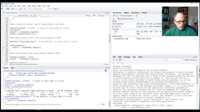 Progress Bars and Parallel Execution in R: progressr and future смотреть онлайн