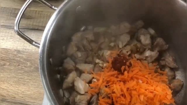 Мясо с овощами. Капуста с мясом. Легко и вкусно. смотреть онлайн