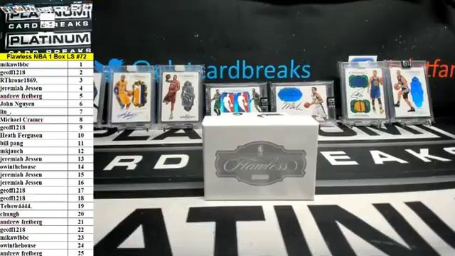 2016-17 Panini Flawless Basketball 1 Box Left Side Serial Number Break #72 смотреть онлайн