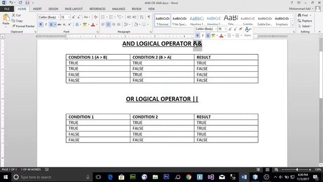 LOGICAL OPERATORS IN JAVA (URDU / HINDI) смотреть онлайн