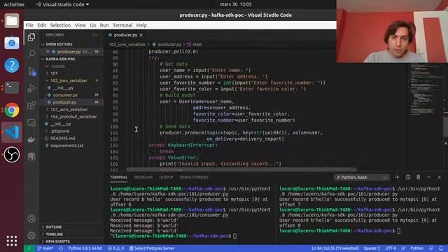Présentation de la SDK d'Apache Kafka en Python смотреть онлайн