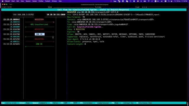 Learn and troubleshoot sip packets with SNGREP [ SIP FLOW IN CLI ] смотреть онлайн