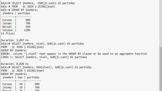 ERROR: column must appear in the GROUP BY clause or be used in an aggregate function смотреть онлайн