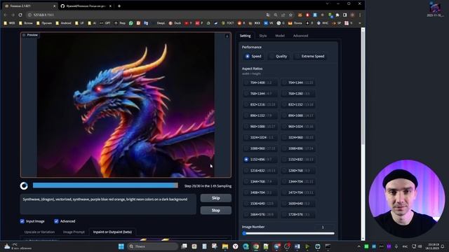 Fooocus 2 полный обзор возможностей | Расширяем изображение как в Photoshop смотреть онлайн
