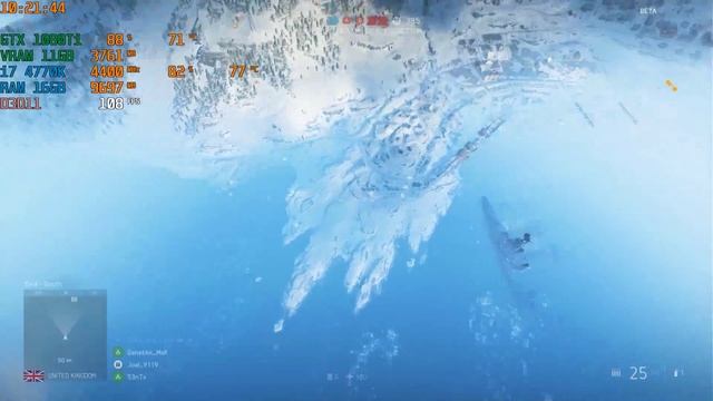 Prueba Battlefield 5 - GTX 1080Ti + 4770K @4,4GHz смотреть онлайн