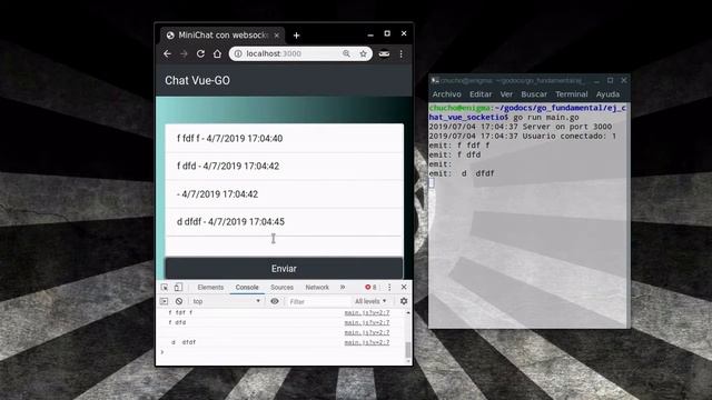 Websocket en Golang y JS смотреть онлайн