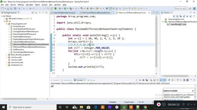 How To Find The Maximum Difference Between Two Array Elements смотреть онлайн