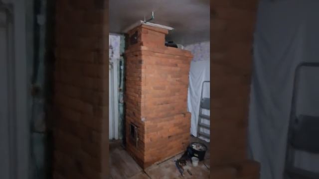 печь Голландка после реставрации. смотреть онлайн