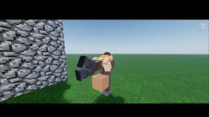 Roblox vore animation: Girl villager eats Alex and Girl creeper and Girls with netherite armor