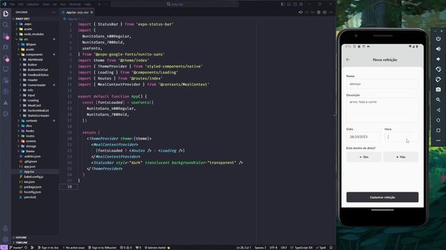Daily Diet React Native (Desafio da Rocketseat) P-1 #reactnative смотреть онлайн