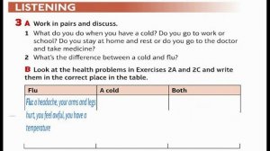 I DON'T FEEL WELL |Unit 11 | 11.1 I DON'T FEEL WELL | health| english| Speakout Elementary