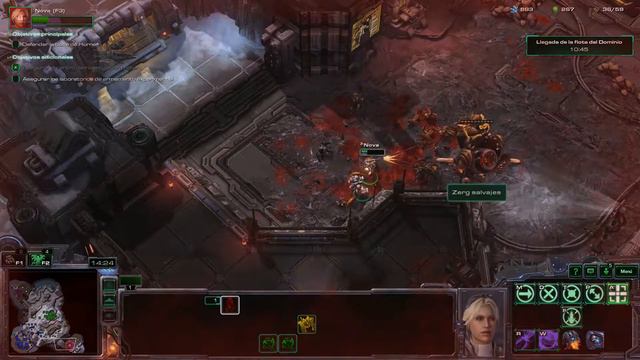 Starcraft 2 Nova Covert Ops| Episodio 2 "Defensa a lo 300" смотреть онлайн
