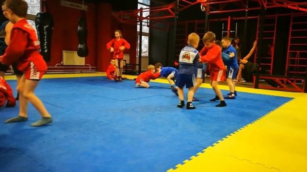 Тренировка по самбо. Самбо дети/Sambo training. Sambo kids