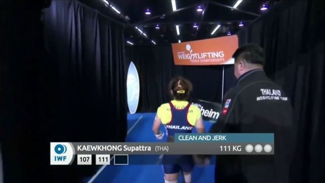 Womens 53 kg A Session Clean and Jerk - 2017 IWF Weightlifting World Championships WWC