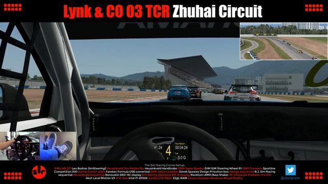 Lynk & Co 03 TCR ? Zhuhai Circuit ? RaceRoom [SIM RACING] смотреть онлайн