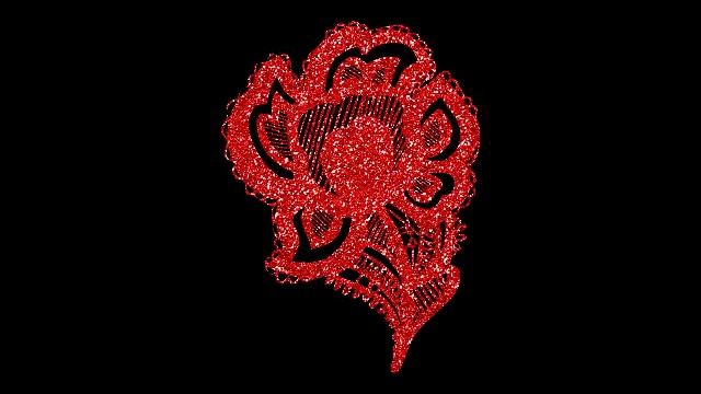 10 Glitter Lace Vectors: Flowers, Heart, Butterfly Vectors in Red Clip Art Digital Scrapbooking смотреть онлайн