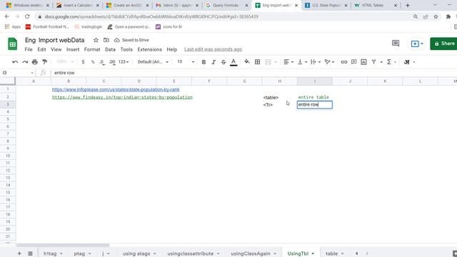 How to import website Tables data without any coding - IMPORTXML & IMPORTHTML - Google Sheets rocke смотреть онлайн