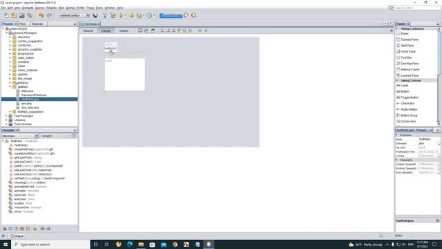 Java Swing - Custom Material TextArea смотреть онлайн