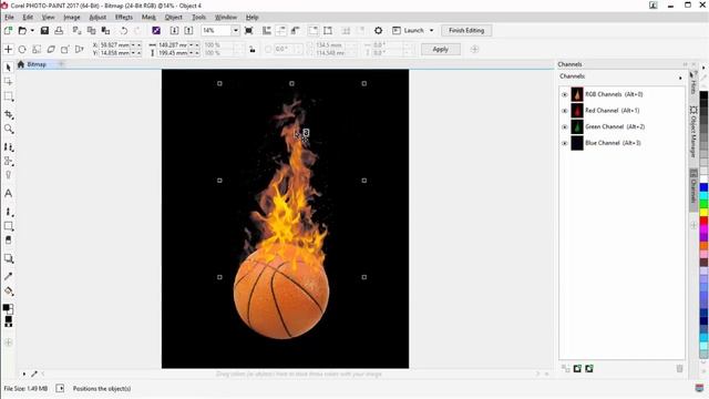 Designing Realistic Flame Effects in CorelDRAW and PhotoPaint смотреть онлайн