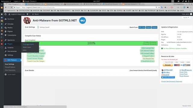 Encontrar y eliminar malware? en wordpress смотреть онлайн