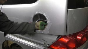 Honda Stepwgn ремонт полости заливной горловины