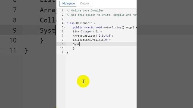 Collections.fill() method in Java | Collection Framework in java смотреть онлайн