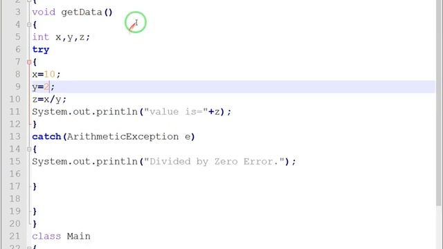 4BCA Java Programming(Exception Handling) смотреть онлайн