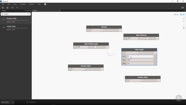 Input Sliders in Dynamo смотреть онлайн