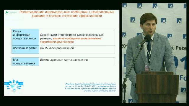 Анатолий Крашенинников - Система организации глобальной системы фармаконадзора в рамках ЕАЭС смотреть онлайн