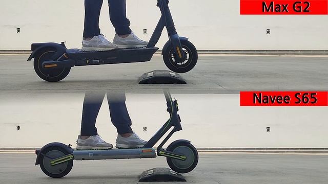 NInebot Max G2 Vs. Xiaomi Navee S65 suspention test video/나인봇 맥스 g2 vs. 샤오미 나비 s65 방지턱 서스펜션 테스트 비디오 смотреть онлайн
