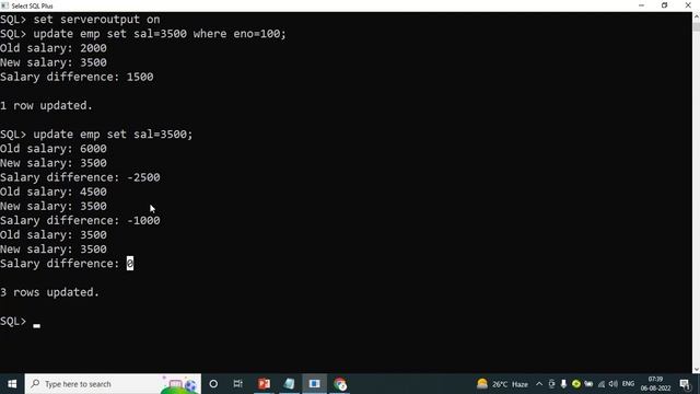 Triggers in ORACLE PLSQL- ORACLE SQL & PL/SQL Full Course in Telugu-Lesson-39 смотреть онлайн