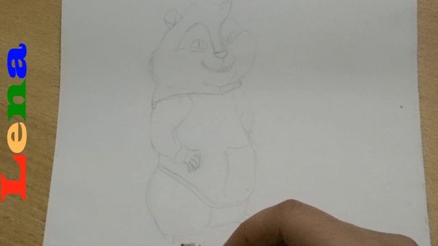Theodore Chipmunks zeichnen - How to draw Chipmunks - как нарисовать Элвин и бурундуки смотреть онлайн
