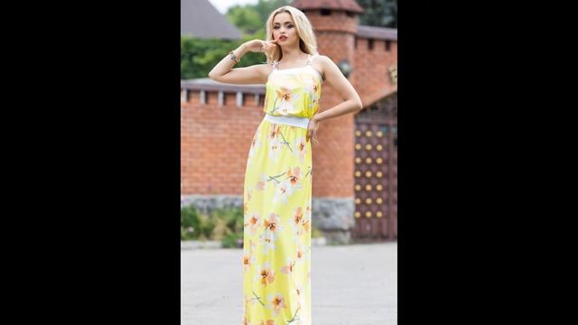 Модные сарафаны желтого цвета 2017-2018 смотреть онлайн