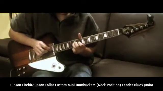Voodoo Child Hendrix Licks - Gibson firebird Jason Lollar Pickups смотреть онлайн