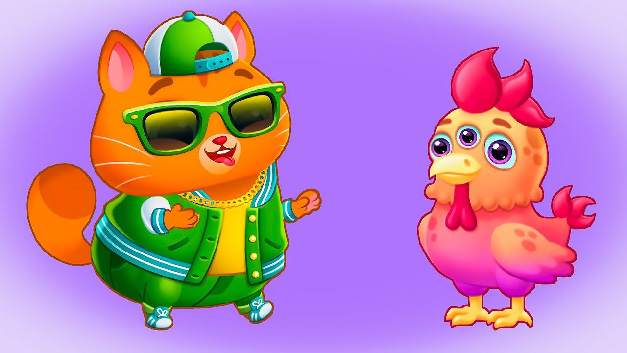 Суровый КОТИК БУБУ 2 #3. Модник и петух. Мультик ИГРА про котят на Игрули TV смотреть онлайн