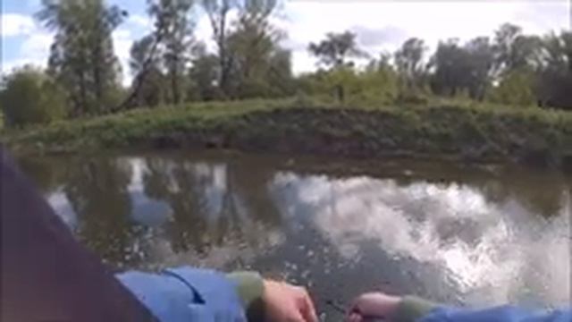 ТАКИХ МОНСТРОВ В ЭТОЙ РЕКЕ ЕЩЁ НИКТО НЕ ВИДЕЛ | Рыбалка на городской микроречке в карантин.. смотреть онлайн