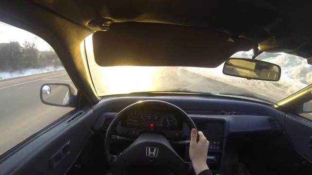1990 Honda CRX HF смотреть онлайн