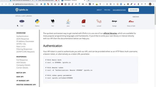 02 IPInfo Usage and Support for programming languages смотреть онлайн