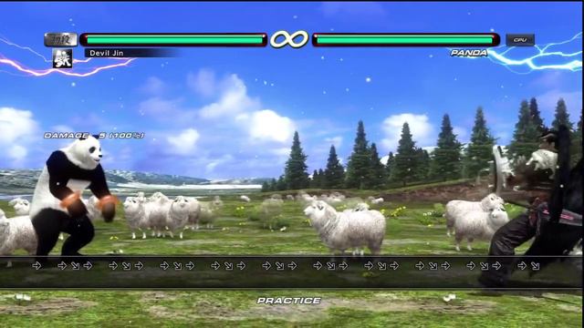 TEKKEN 6 Training BDC Side Step Right Side смотреть онлайн