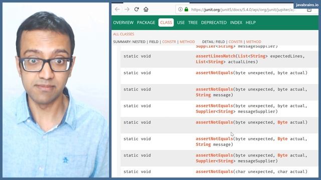 JUnit 5 Basics 11 - Assert methods смотреть онлайн
