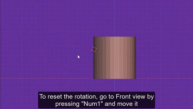 Reset the Rotation of 3D Cursor смотреть онлайн