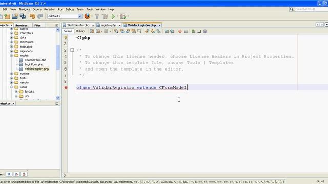 Tutorial Yii Framework parte 7 - Validar formularios cliente-servidor parte 1 смотреть онлайн