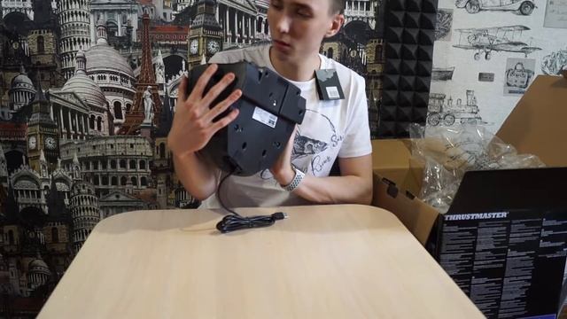 Распаковка-ОБЗОР на РУЛЬ ThrustMaster T300 Ferrari Alcantara Edition / Т300 Феррари Алькантара смотреть онлайн
